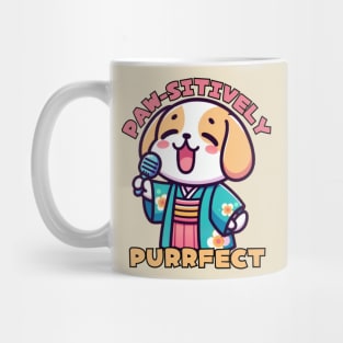 Singing dog Mug